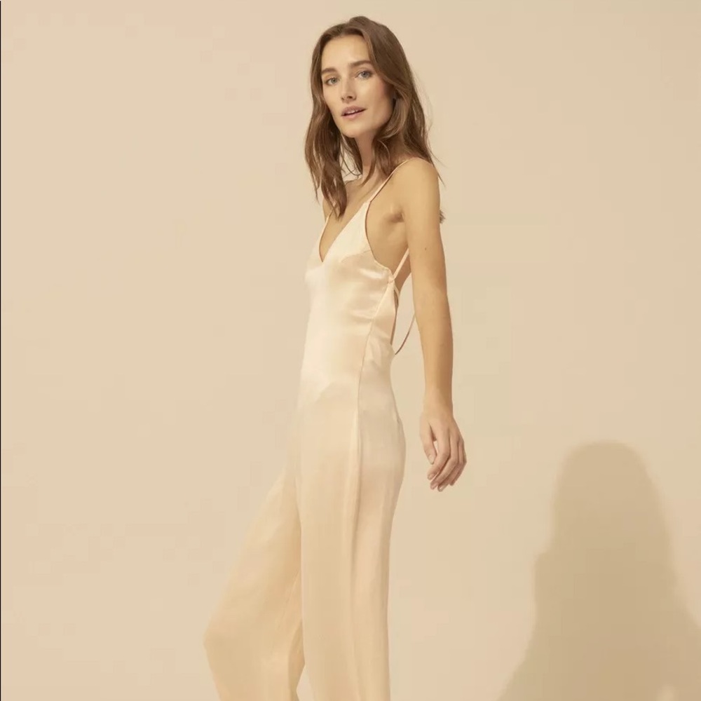 NWOT // ba&sh Open Back Jumpsuit